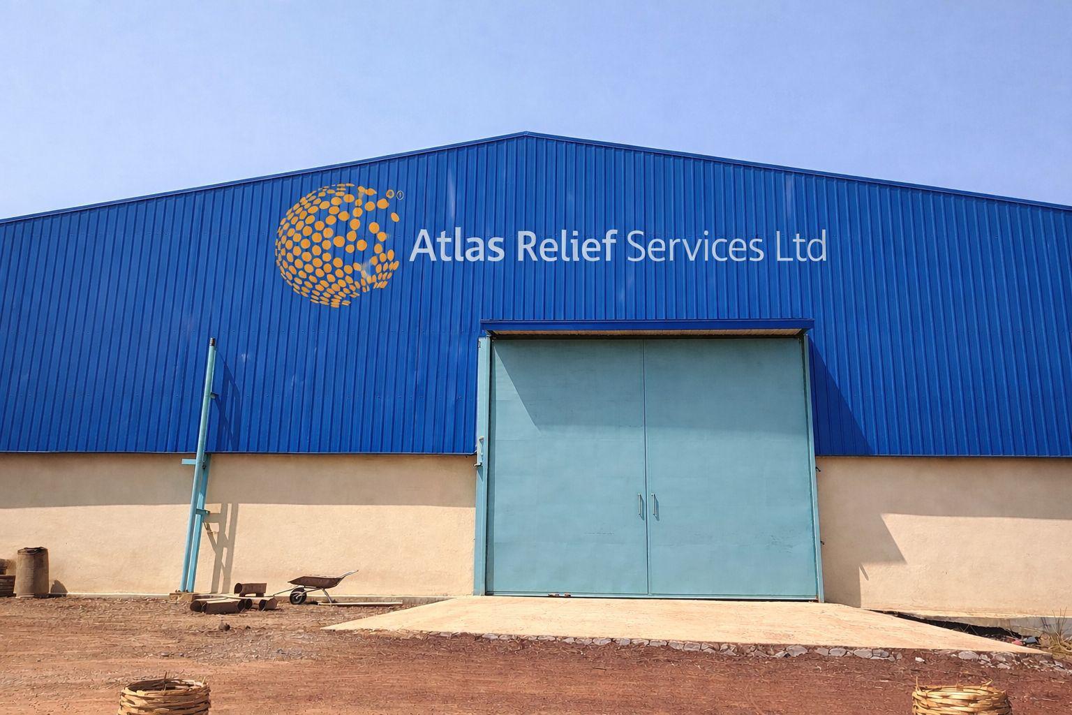Atlas Relief Services Ltd. warehouse in Juba